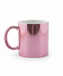 11OZ PINK PLATED CERAMIC JARRO