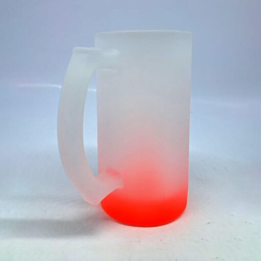 JARRO VIDRIO BASE ROJO 16OZ