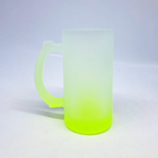 JARRO VIDRIO BASE AMARILLO 16OZ - Imagen 2