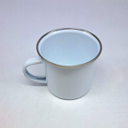 12OZ/360ML ENAMEL JARRO W/ FLAT BOTTOM(WHITE) - Imagen 2