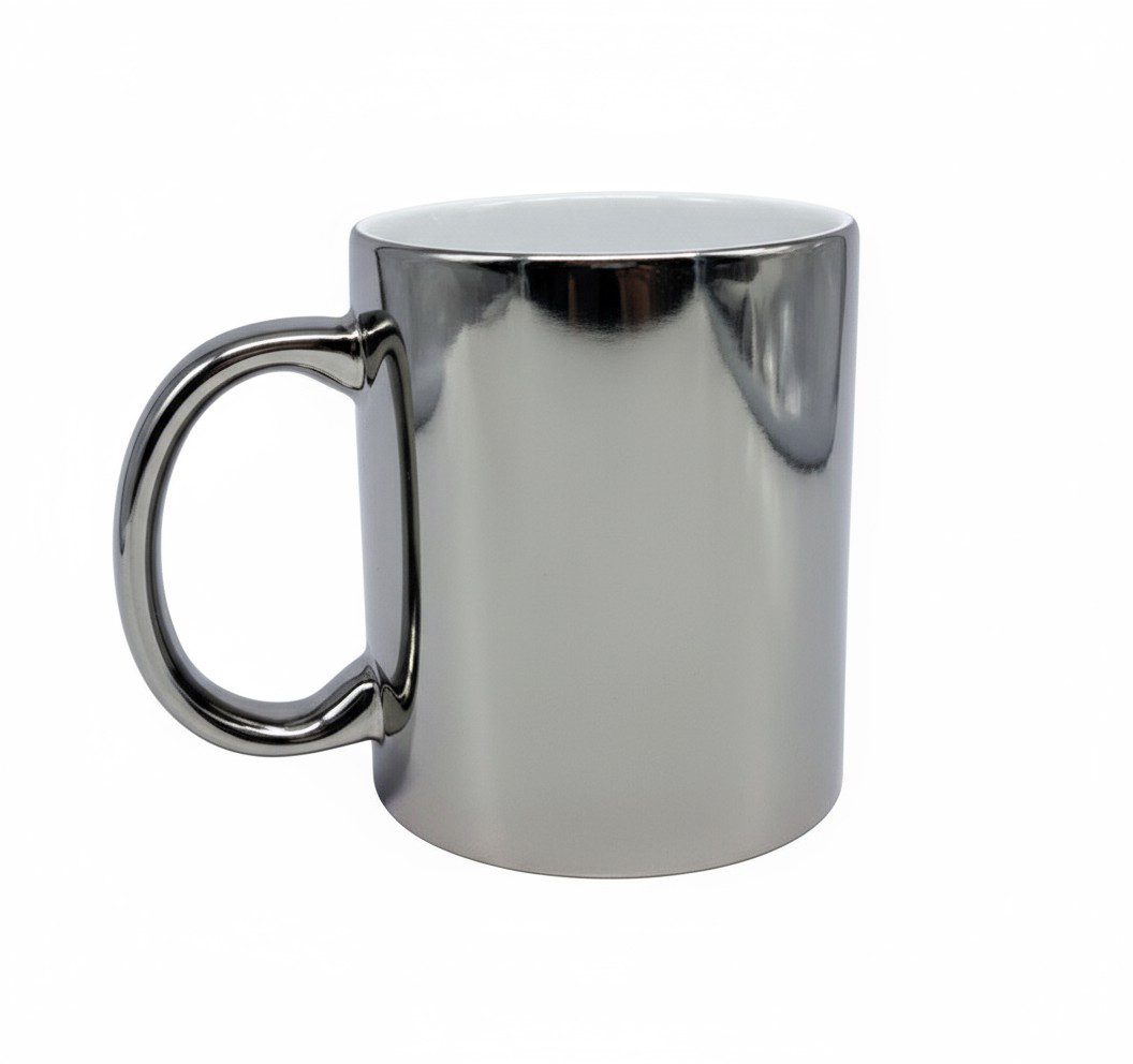 11OZ SILVER PLATED CERAMIC JARRO