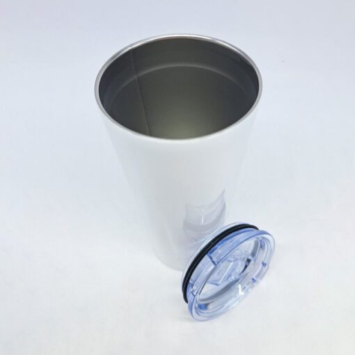 22OZ/650ML ACERO INOX TUMBLER CON LID&STRAW(WHITE) - Imagen 4