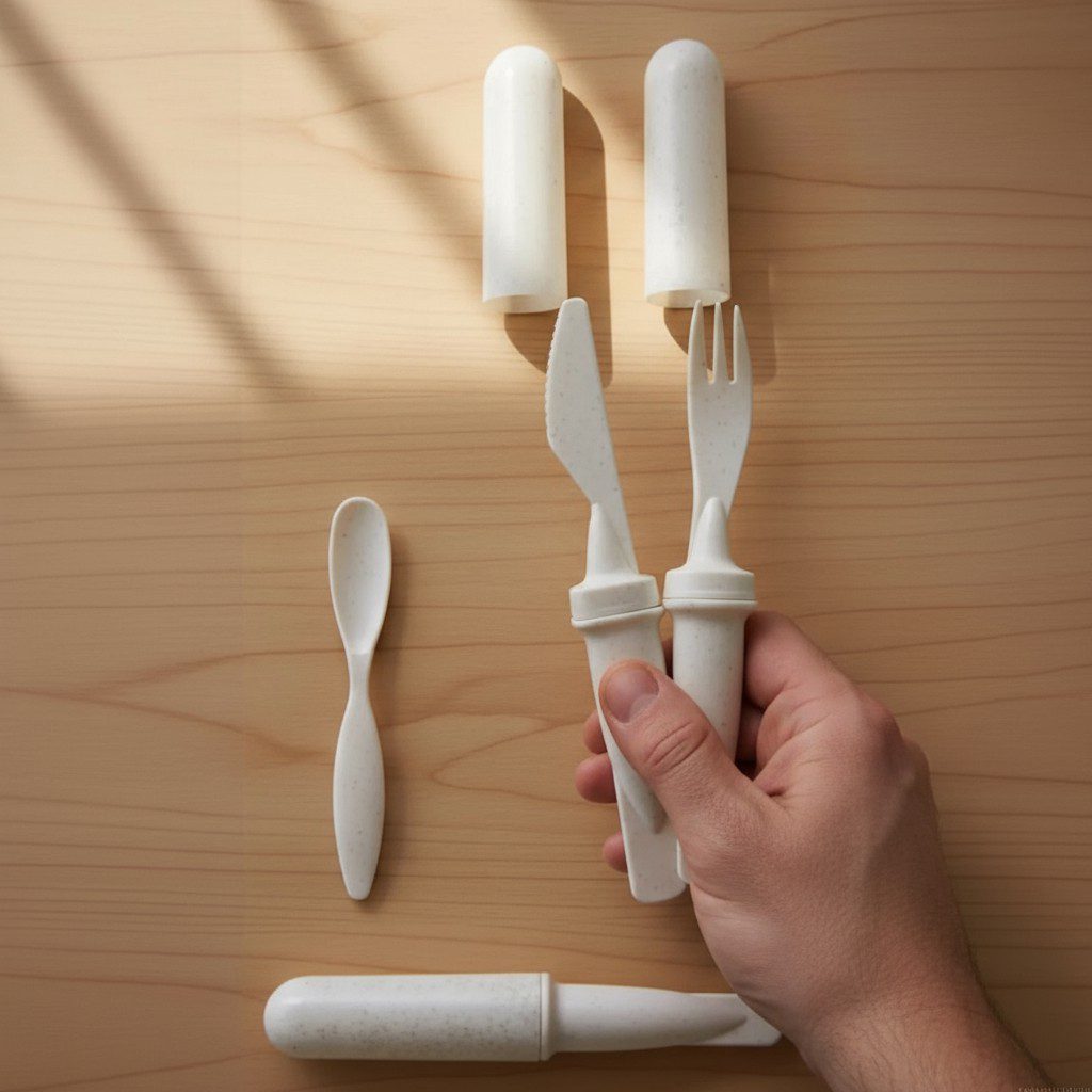 JUEGO DE CUBIERTOS CON TAPA - Imagen 2