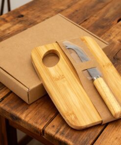 TABLA BAMBOO CON CUCHILLO