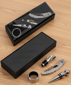 SET PARA VINO 4 PIEZAS