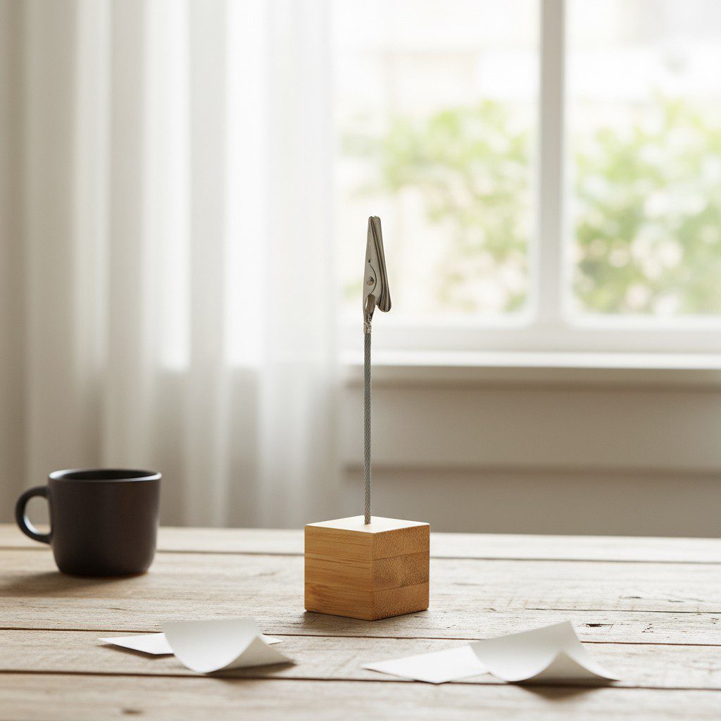 CLIP CÚBICO DE ESCRITORIO