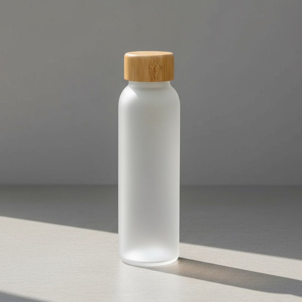 BOTELLA DE VIDRIO ESMIRALADO - Imagen 4