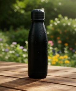 BOTELLA ALUMINIO NEGRA