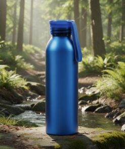 BOTELLA DE ALUMINIO CON COLGANTE